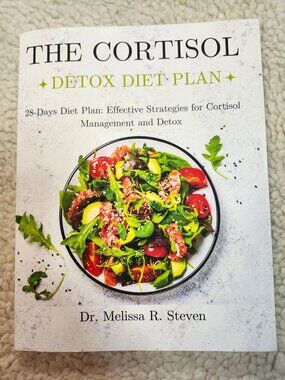 The Cortisol Detox Diet Plan Dr Melissa R Steven 2024 Paperback 28-Day Detox